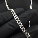 Cadena Barbada 6mm (Plata)