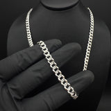 Cadena Barbada 6mm (Plata)