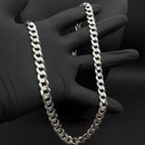 Cadena Barbada Premium 8mm (Plata)