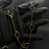 Cadena Trébol VC Ónix