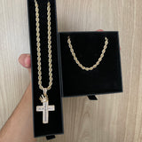 Kit Cruz Adiamantada Torzal 3 en 1