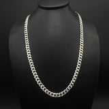 Cadena Barbada 6mm (Plata)