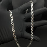 Cadena Barbada 6mm (Plata)