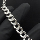 Cadena Barbada Premium 8mm (Plata)