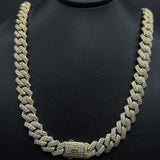 Cadena Mónaco Chain Diamantada