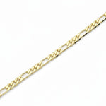 Cadena Cartier de El Rey Joyero en oro laminado 18k con eslabones de 7 mm de ancho y acabado brillante.