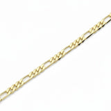 Cadena Cartier de El Rey Joyero en oro laminado 18k con eslabones de 7 mm de ancho y acabado brillante.