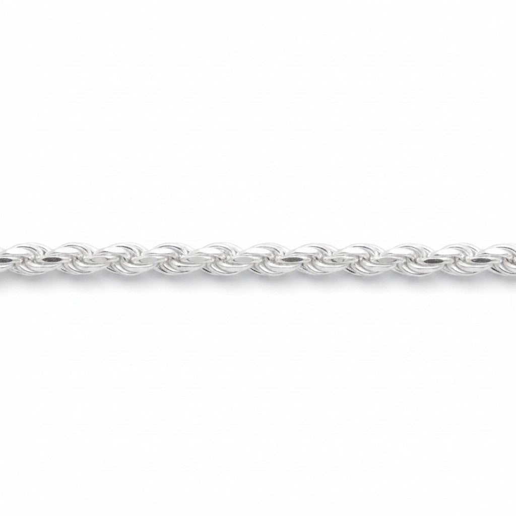 Pulso torzal de 6mm en plata .925 sólida de El Rey Joyero con diseño italiano de alta calidad